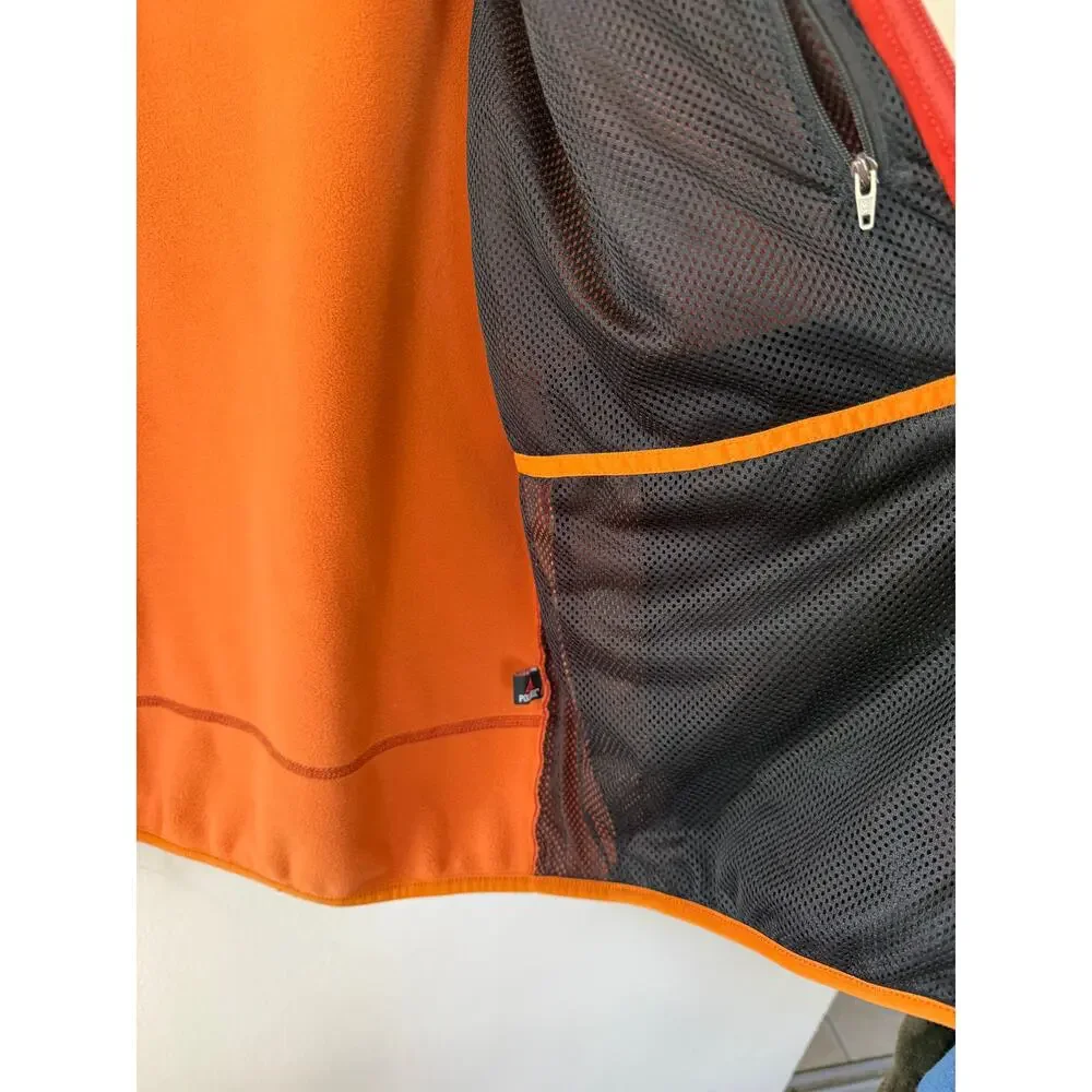 L.L.Bean Men’s Small Full Zip Fleece Jacket Burnt Orange Outdoor Fall